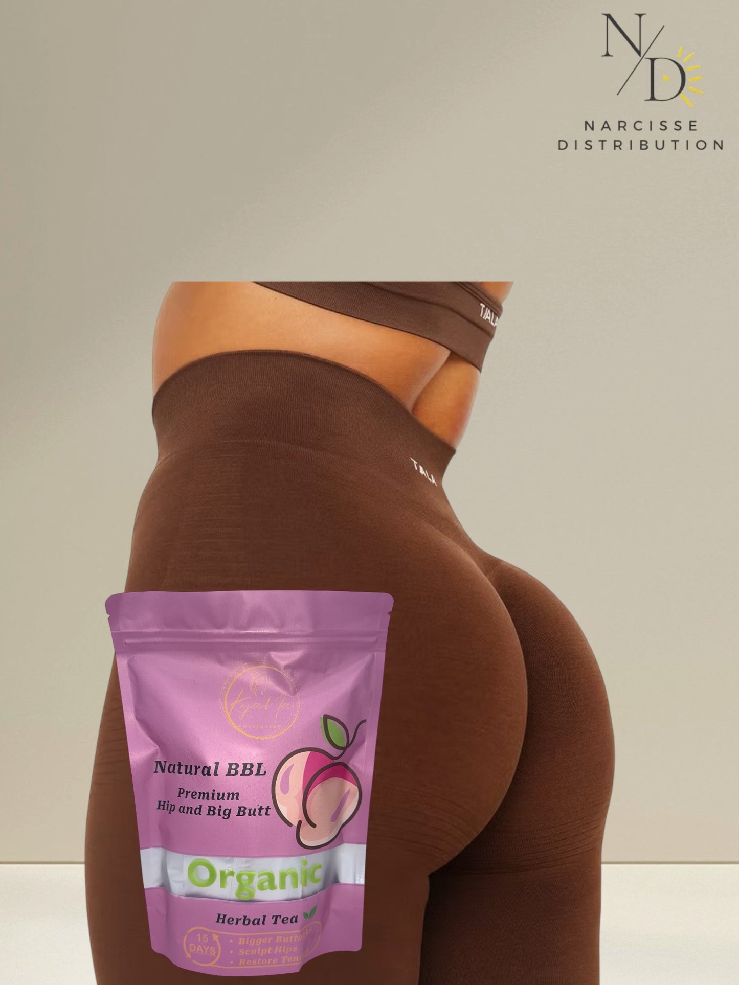 Natural BBL - 1 bg Organic Herbal Tea Powder- Premium Hip and Big Butt