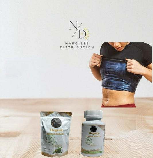 1 Bottle of 60 Capsules & 1 TEA - 15 Days DETOX Premium Herbal