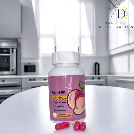 Natural BBL, Premium Hip and Big Butt-1 Bottle- 60 Capsules for 15 Days