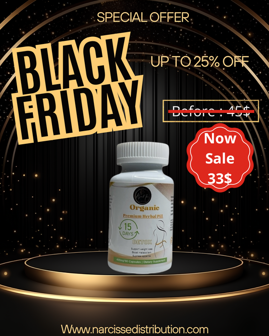 1 Bottle of 60 Capsules- 15 Days DETOX Premium Herbal Pill