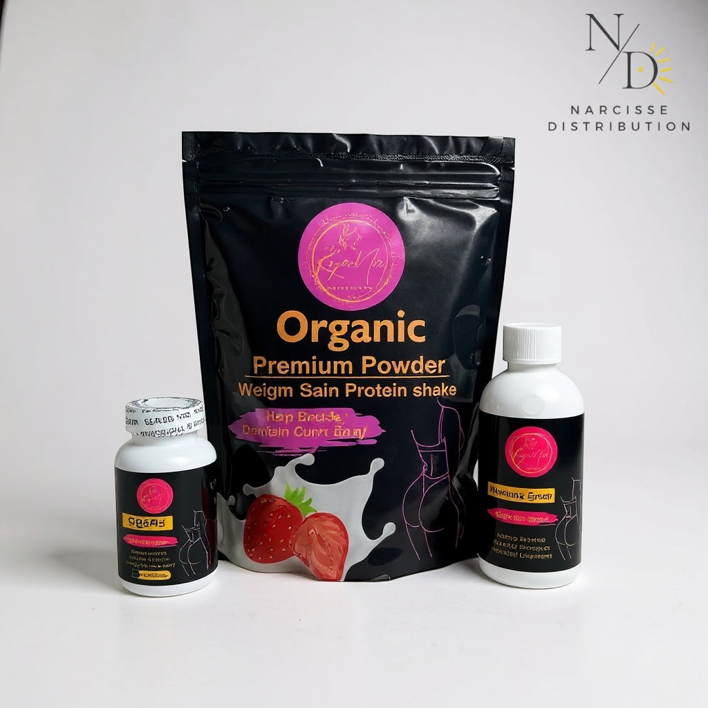 1 SET Kyana C. weight Gain Protein( 1 Bg Organic Premium Powder + 1 Bottle of Premium Syrop + 1 Bottle of Organic Weight Gain Pills)